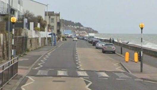 Man taken to hospital after being hit by van on zebra crossing in Sandgate Esplanade, near Folkestone