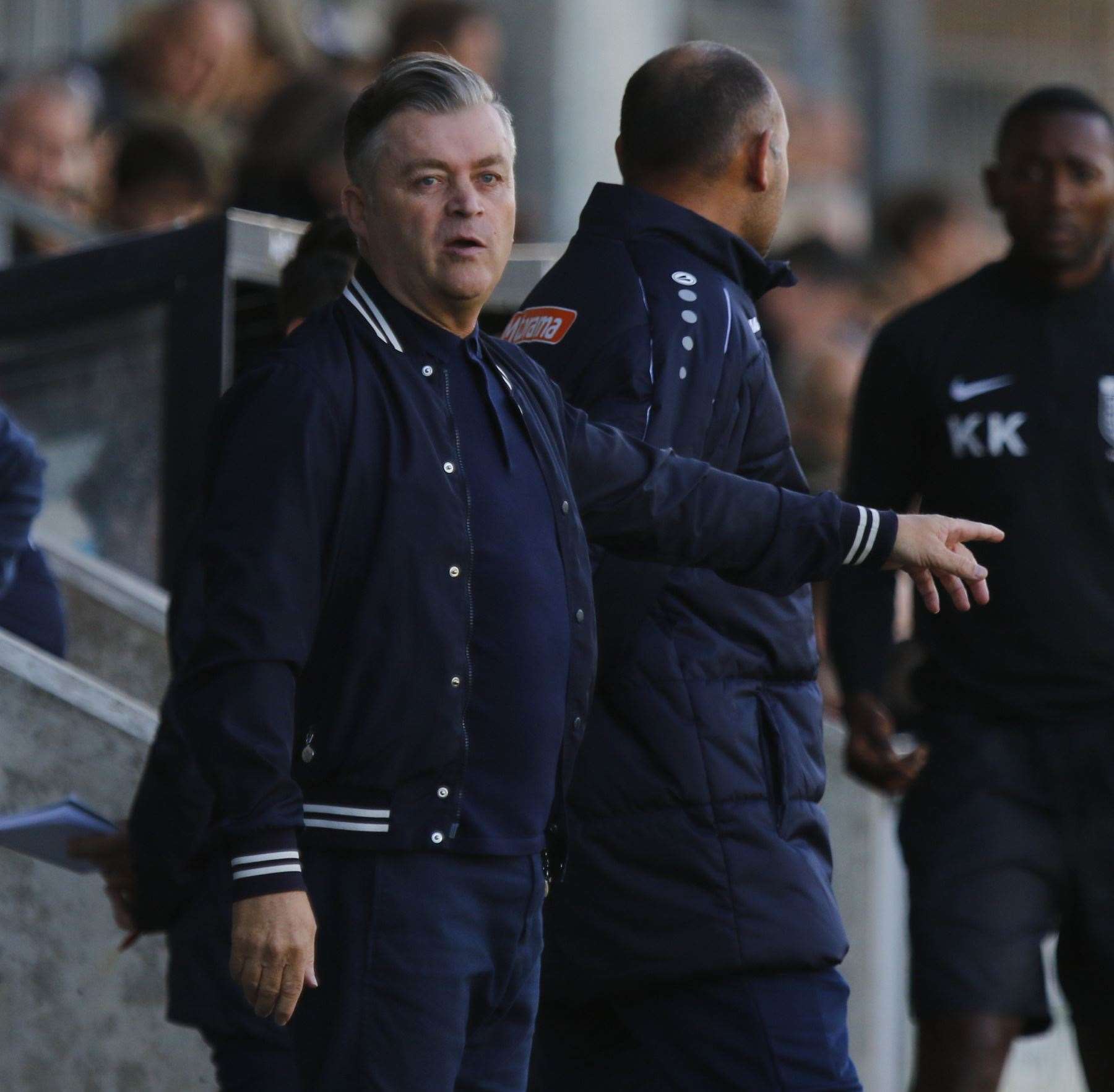 Dartford manager Steve King Picture: Andy Jones