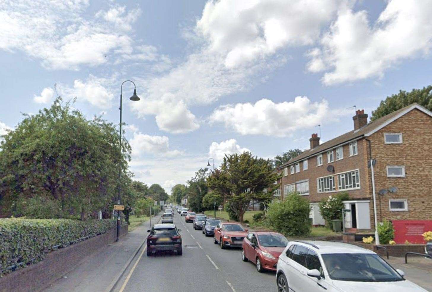 London Road in Bexleyheath is shut both ways between Halcot Avenue and Martens Avenue. Picture: Google Maps