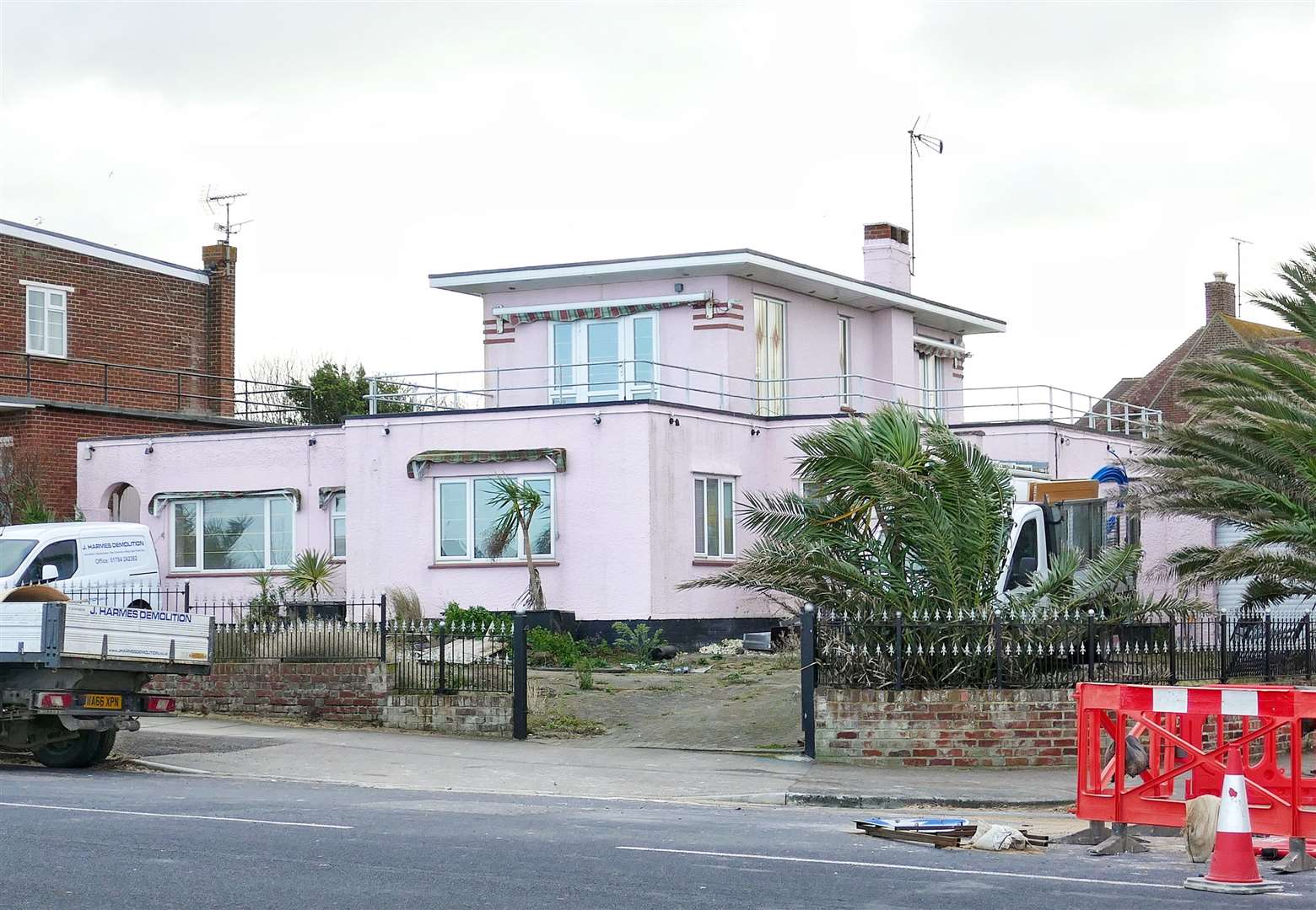 The old building which was demolished to make way for the complex. Picture: Frank Leppard Photography