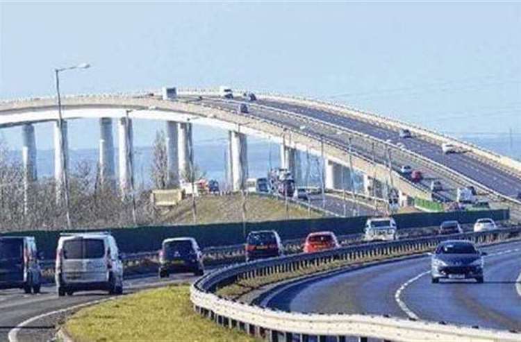 The Maidstone-bound carriageway of the A249 is currently closed. Picture: Stock image