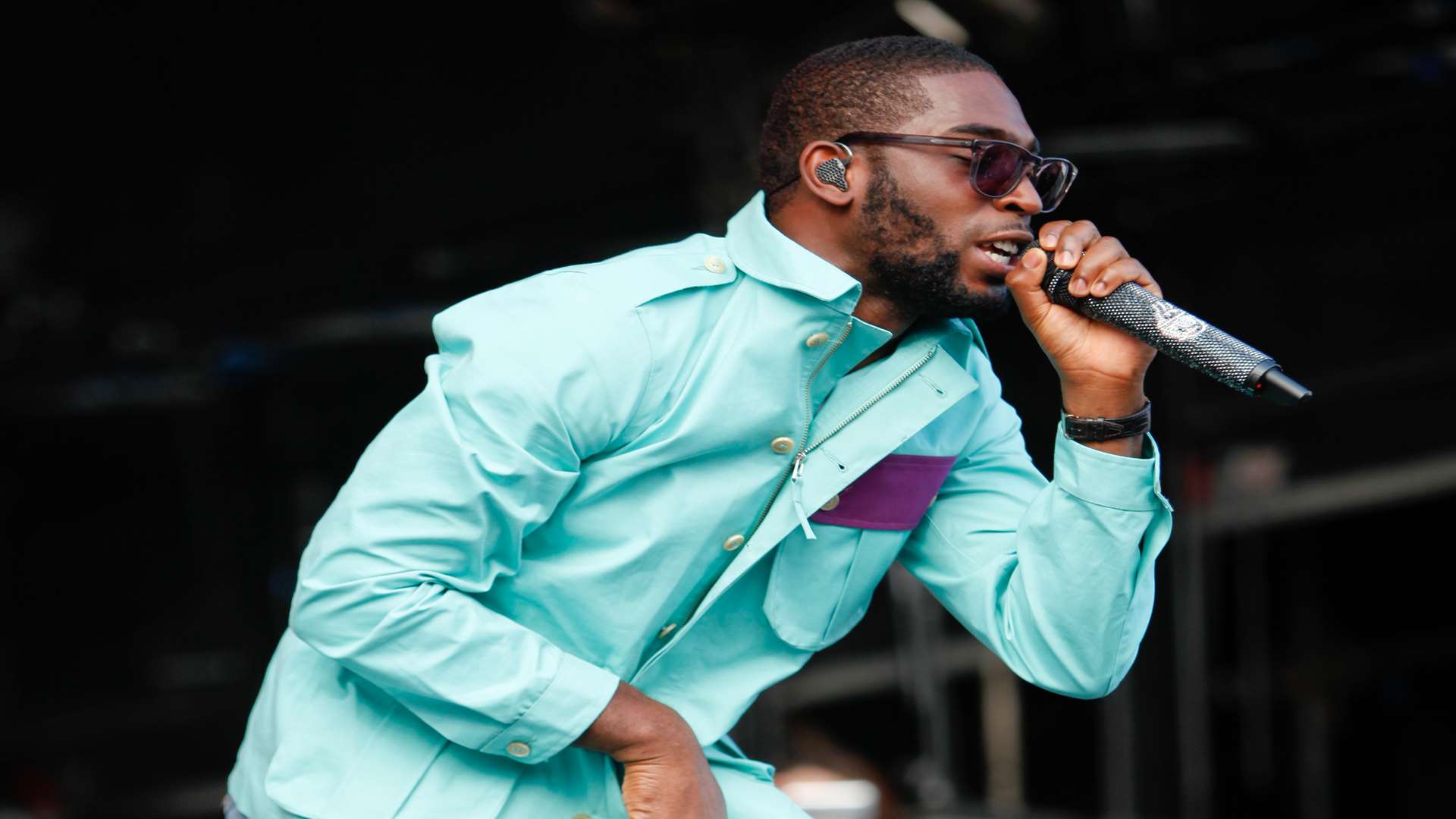 Tinie Tempah at the Hop Farm Music Festival in 2011