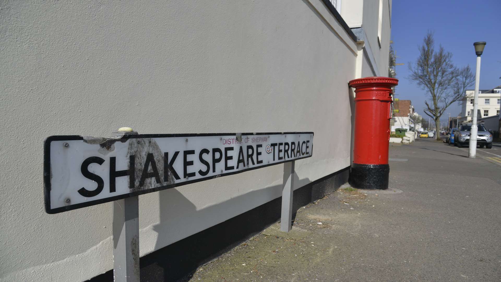 Shakespeare Terrace, Folkestone where a woman in her 60s needed oxygen therapy after a flat fire