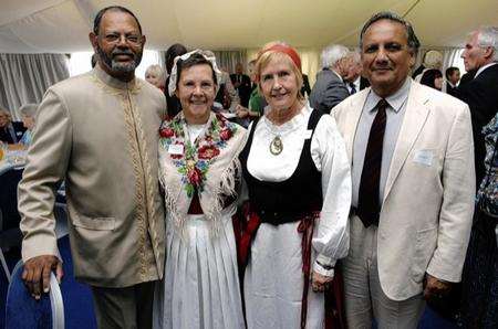 The Joint Lieutenancy and KCC Garden party at The Kent County showground in Detling.