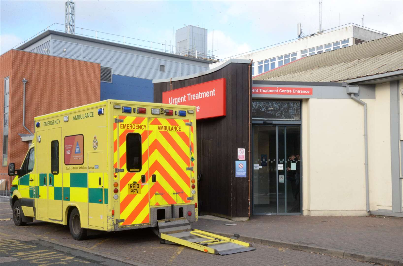 Benton also kicked off at Medway Maritime Hospital, in Gillingham