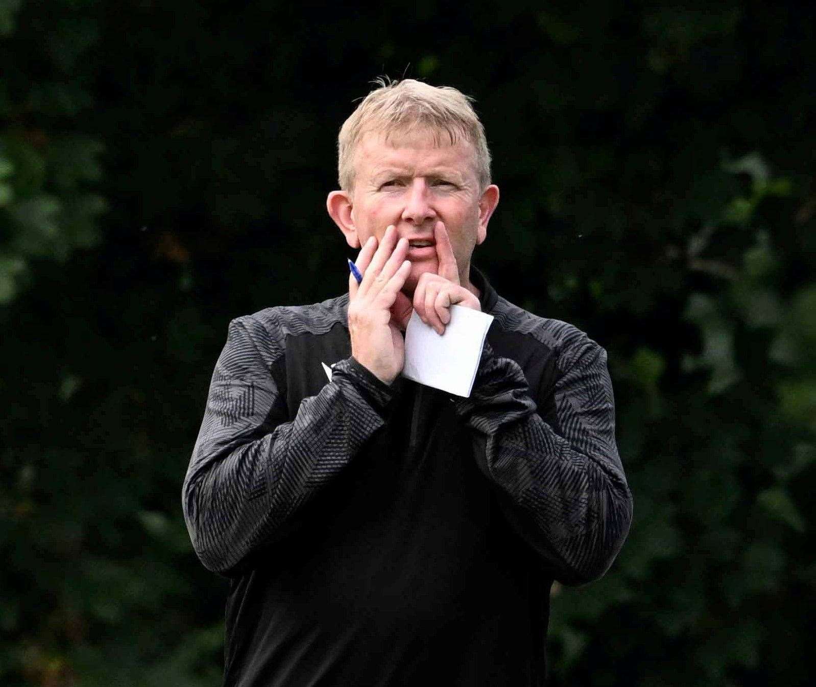 Boss Ady Pennock - his Dartford side are now on an eight-match Isthmian Premier unbeaten run. Picture: Barry Goodwin