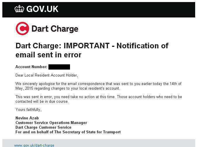 dart charge customer service