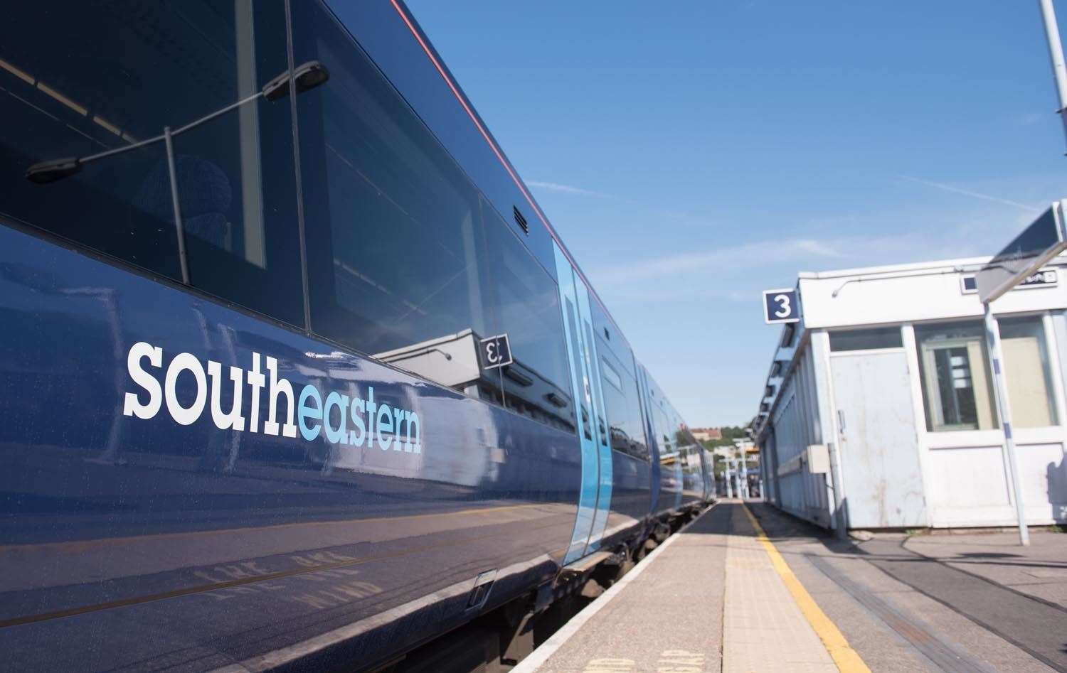 Trains were stopped between Folkestone and Dover. Stock picture