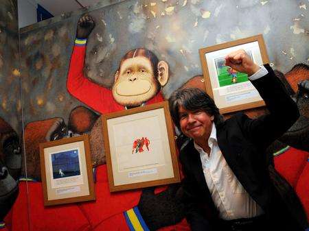 Canterbury-based author and illustrator Anthony Browne opens his new exhibition at the Beaney. Picture: Copyright Seven Stories, National Centre for Children’s Books.