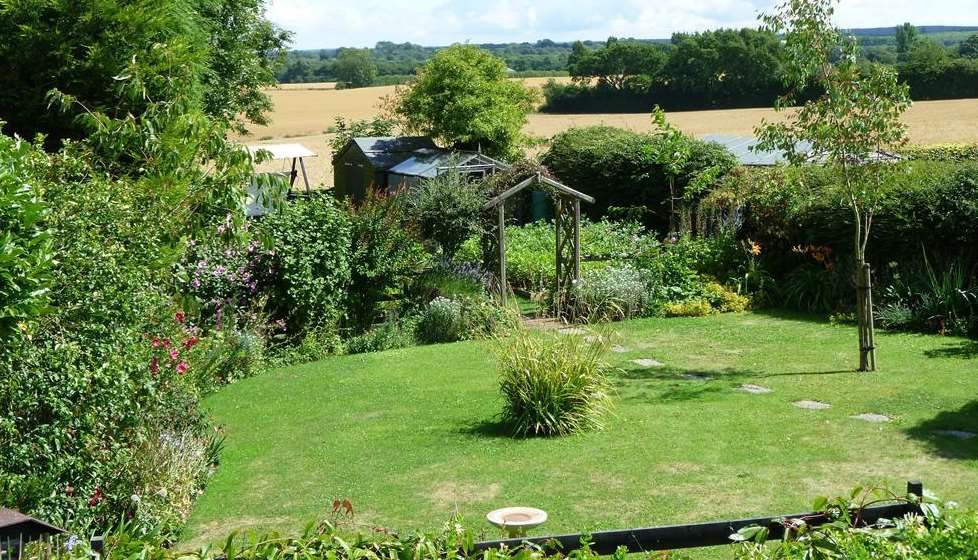 Countryside view from the property.