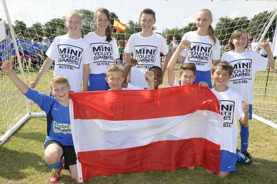 Balfour Junior School fly the flag for Austria