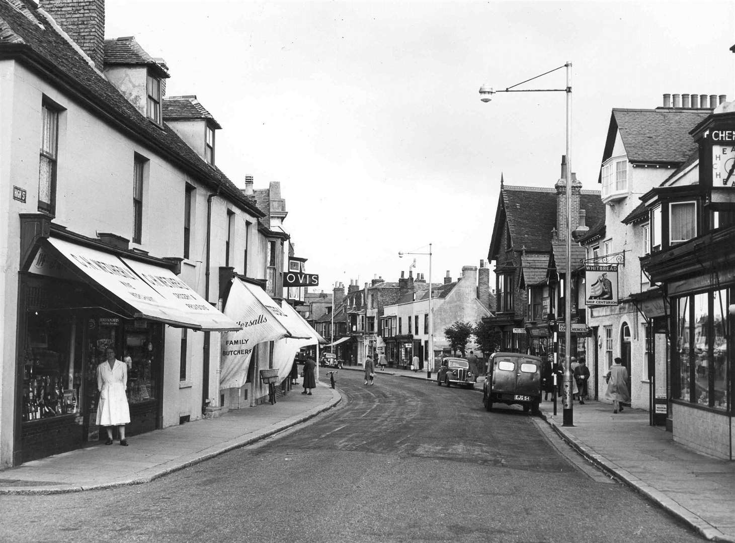 Whitstable High Street in 1955