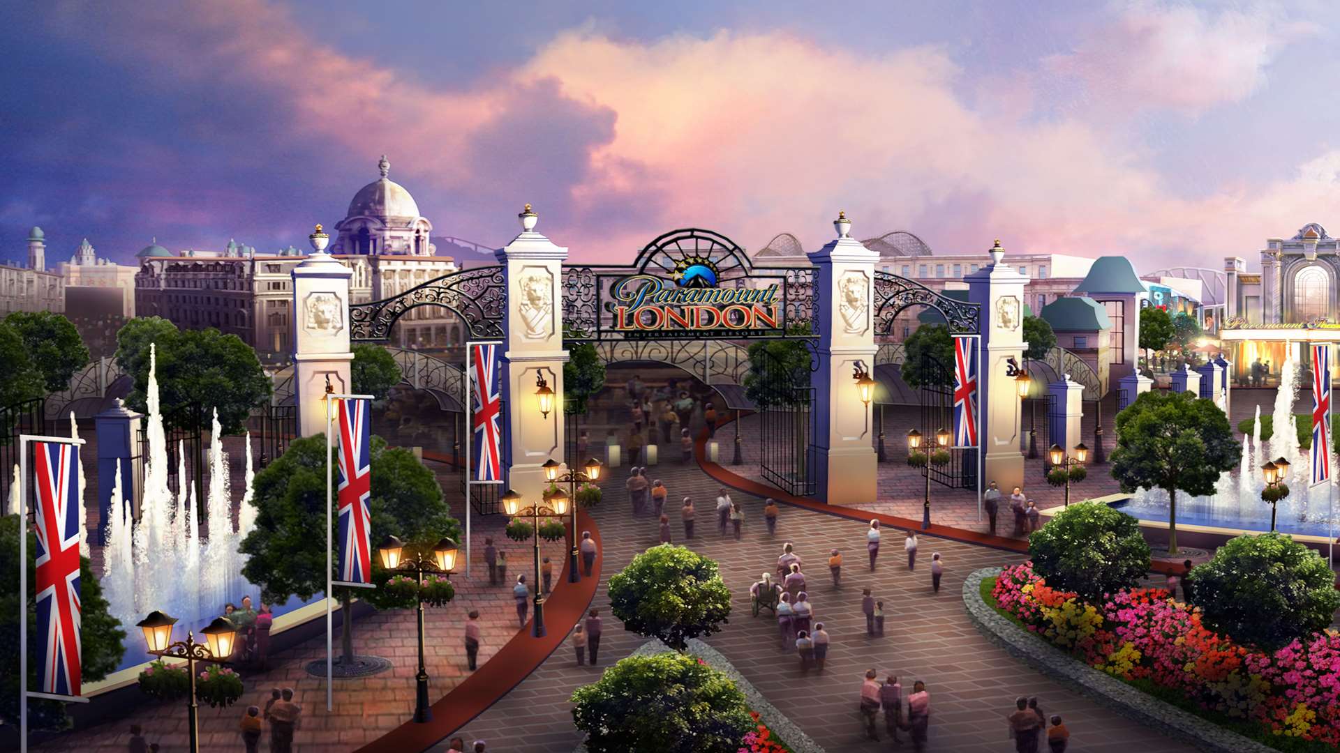 The giant theme park is now scheduled to open in 2023