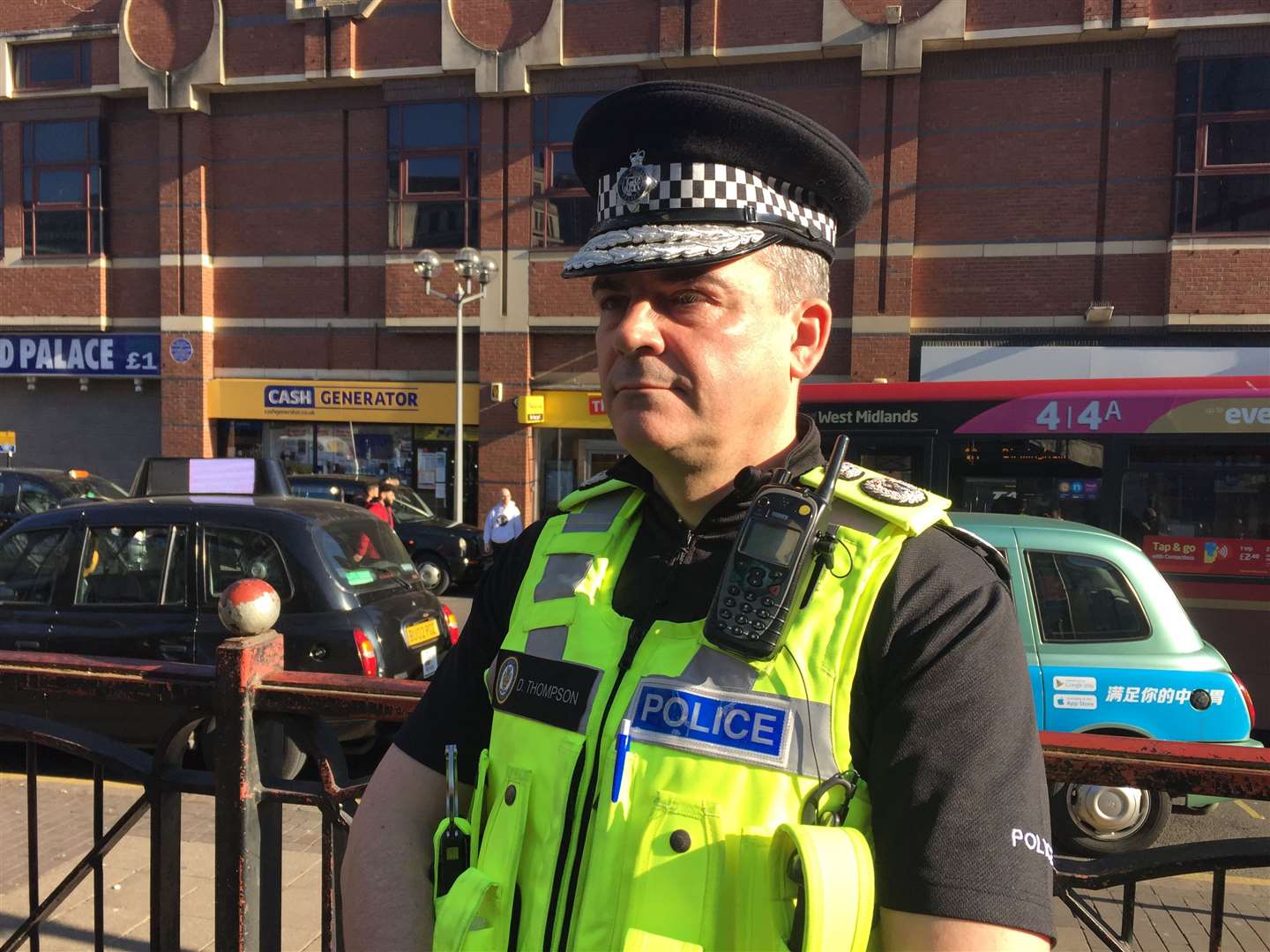 Chief Constable of West Midlands Police David Thompson said officers would be supporting licensees on Saturday (Richard Vernalls/PA)