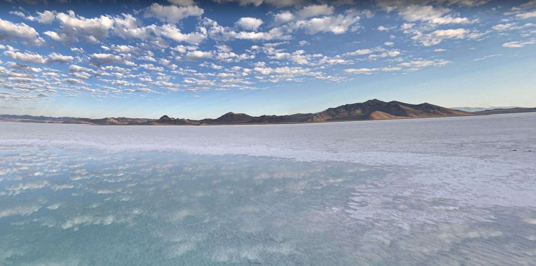 Bonneville Salt Flats. Picture: Google Street View