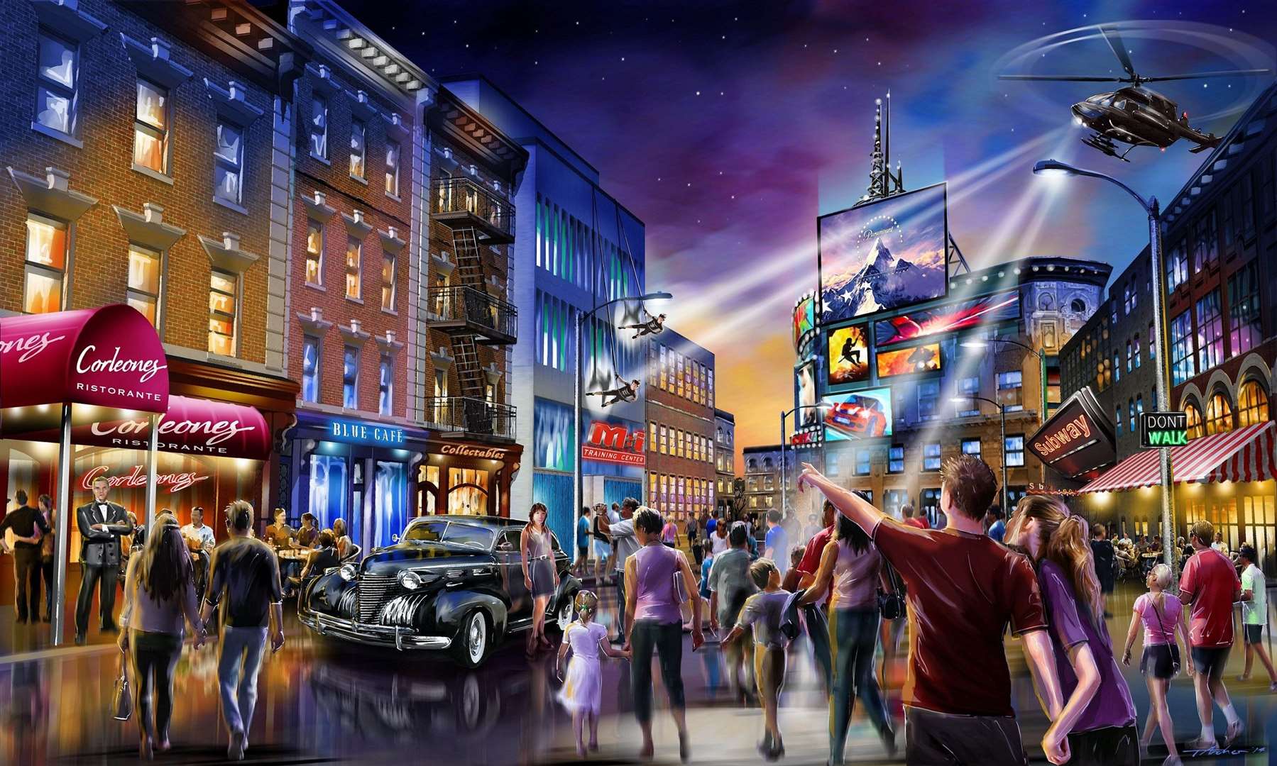 The £5 billion entertainment complex struck a deal with Hollywood film studio Paramount earlier this year.