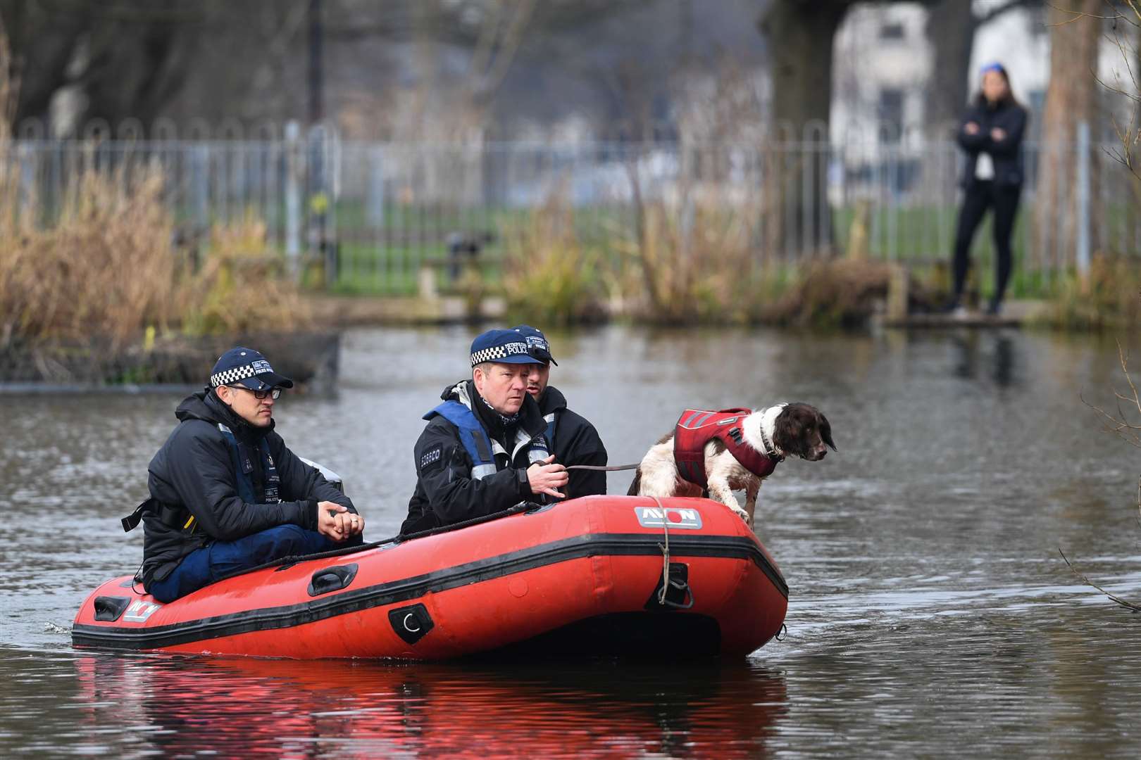 The search for Ms Everard included Mount Pond on Clapham Common (Kirsty O’Connor/PA)