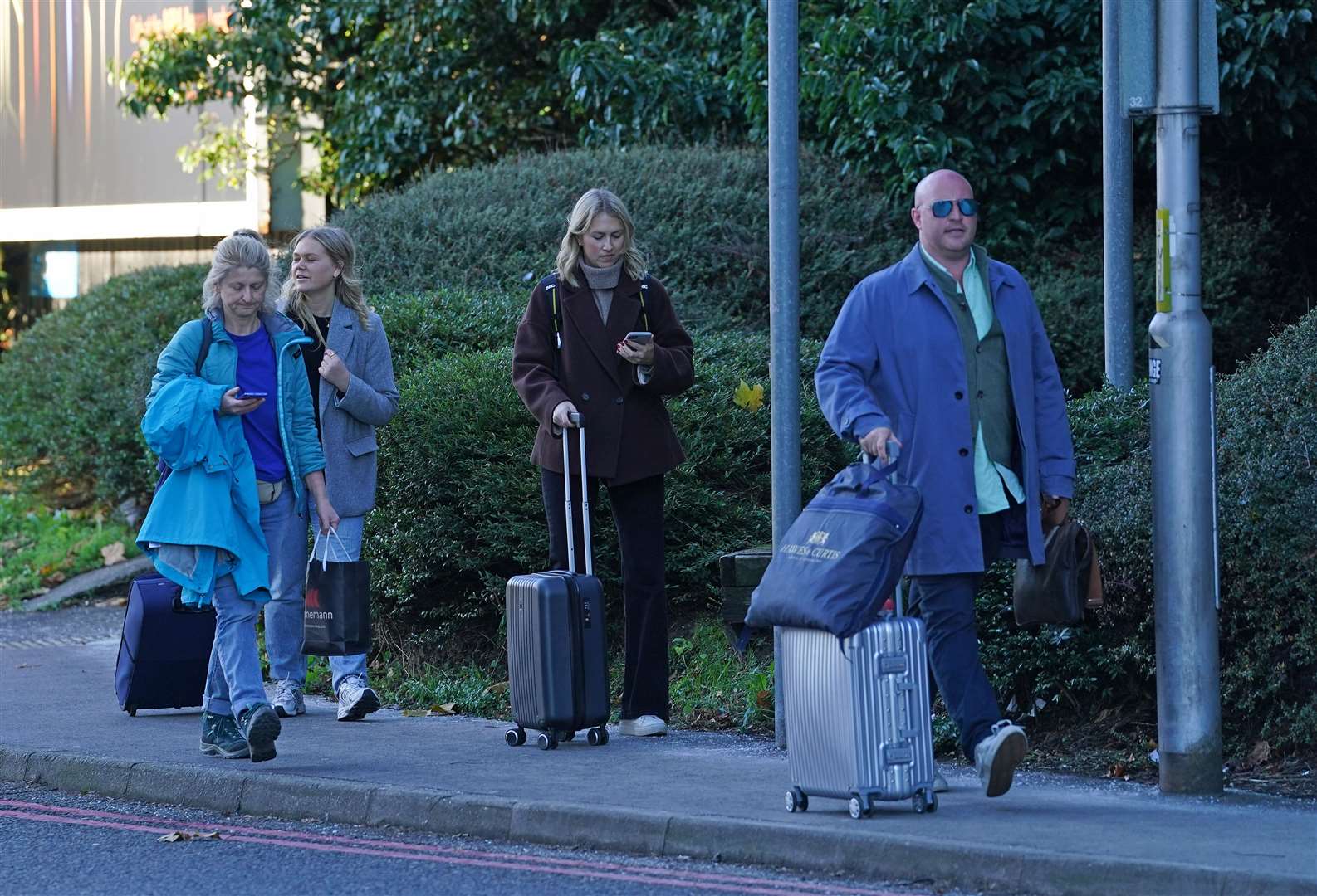 Passengers at Gatwick airport (Gareth Fuller/PA)