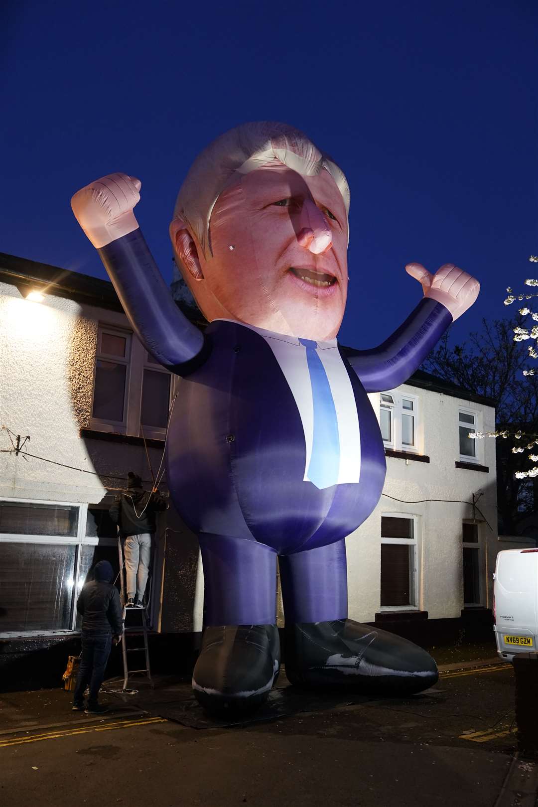 The inflatable is one of several the group has purchased to display around Hartlepool (Owen Humphreys/PA)