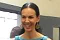 L'wren Scott when she visited Dartford with Mick Jagger in 2010