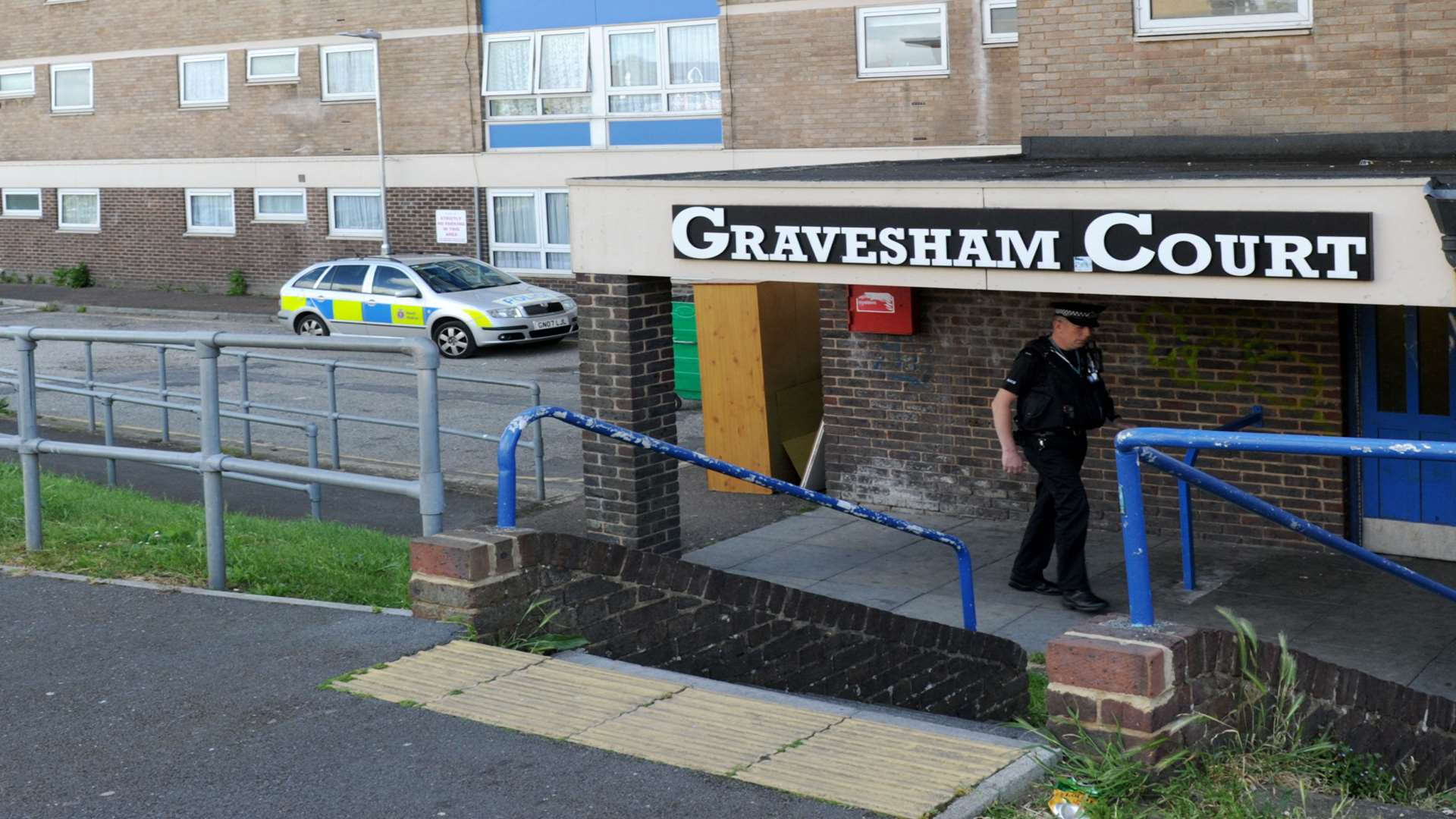 Gravesham Court, where Danny was found dead