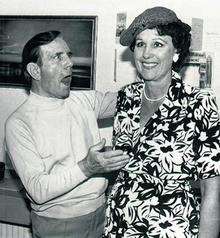 Norman Wisdom meets Betty Hubbard