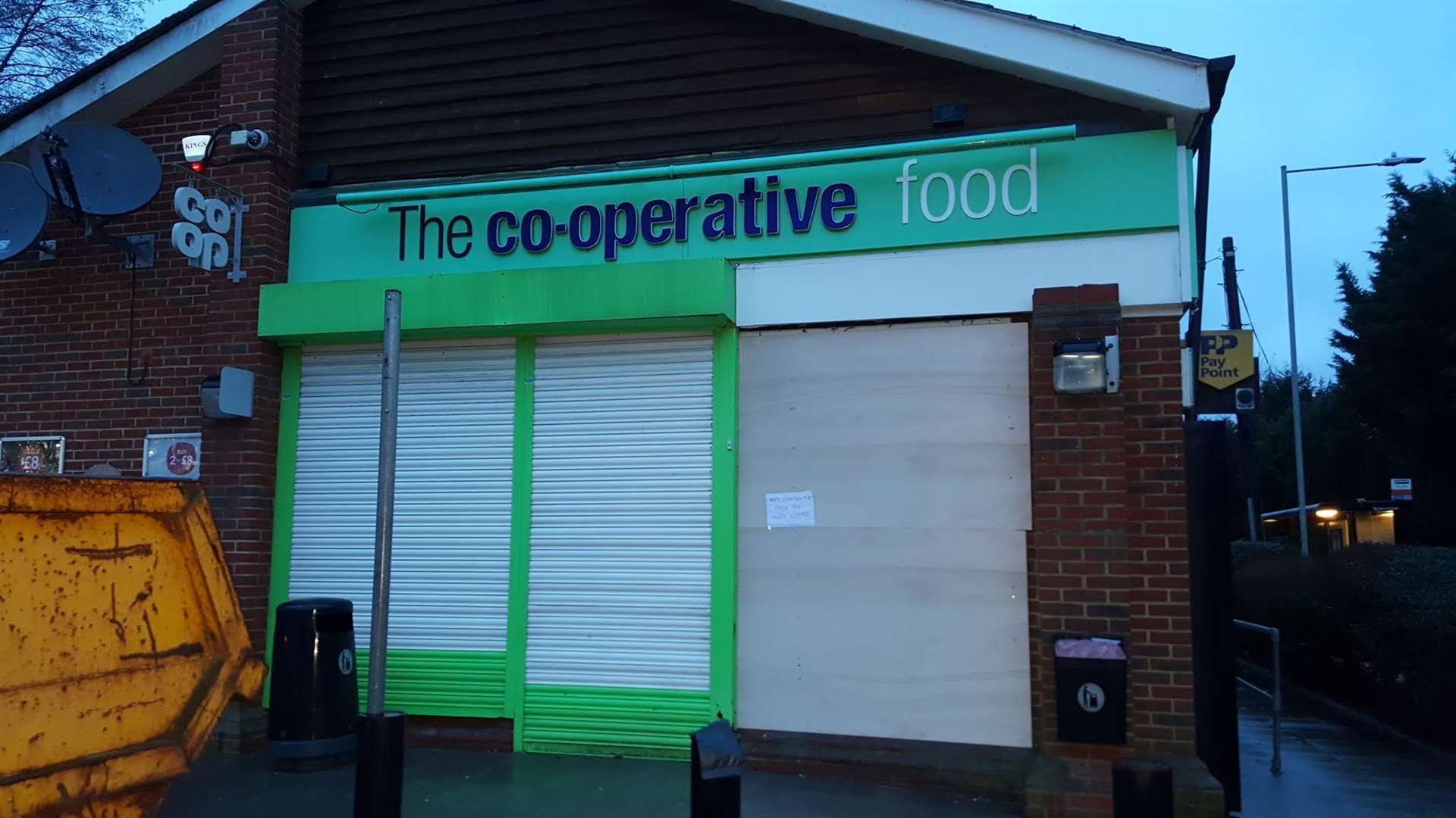 The aftermath of the raid at the Co-op (7071528)