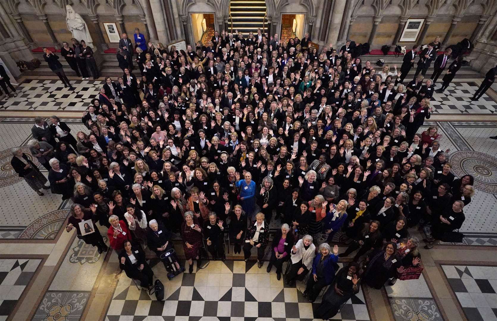 Hundreds of current and former KCs and judges attended the event (Jonathan Brady/PA)