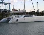 The catamaran was boarded by Customs at Margate harbour