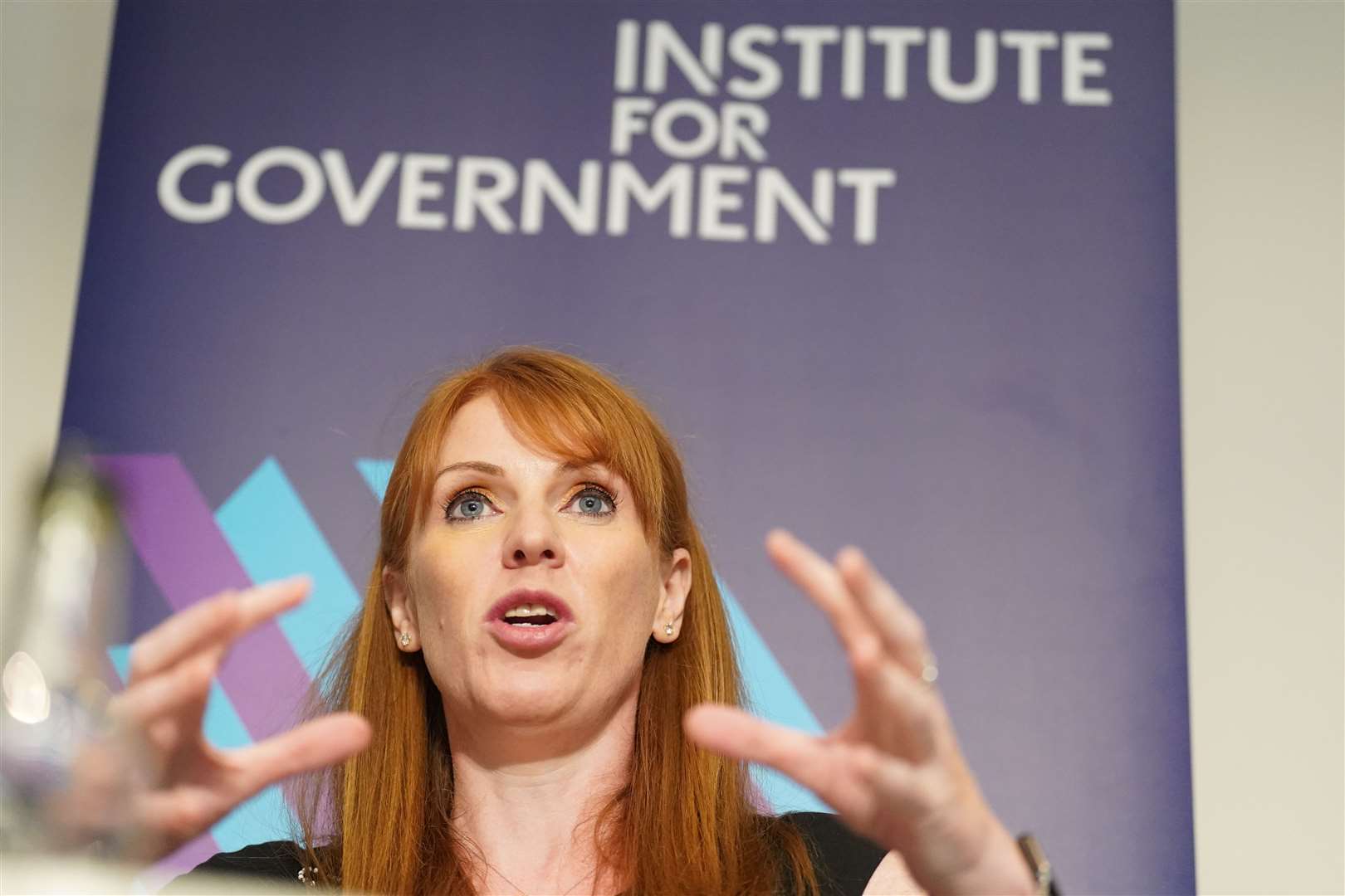 Labour party deputy leader Angela Rayner speaks at the Institute for Government on Thursday (Stefan Rousseau/PA)