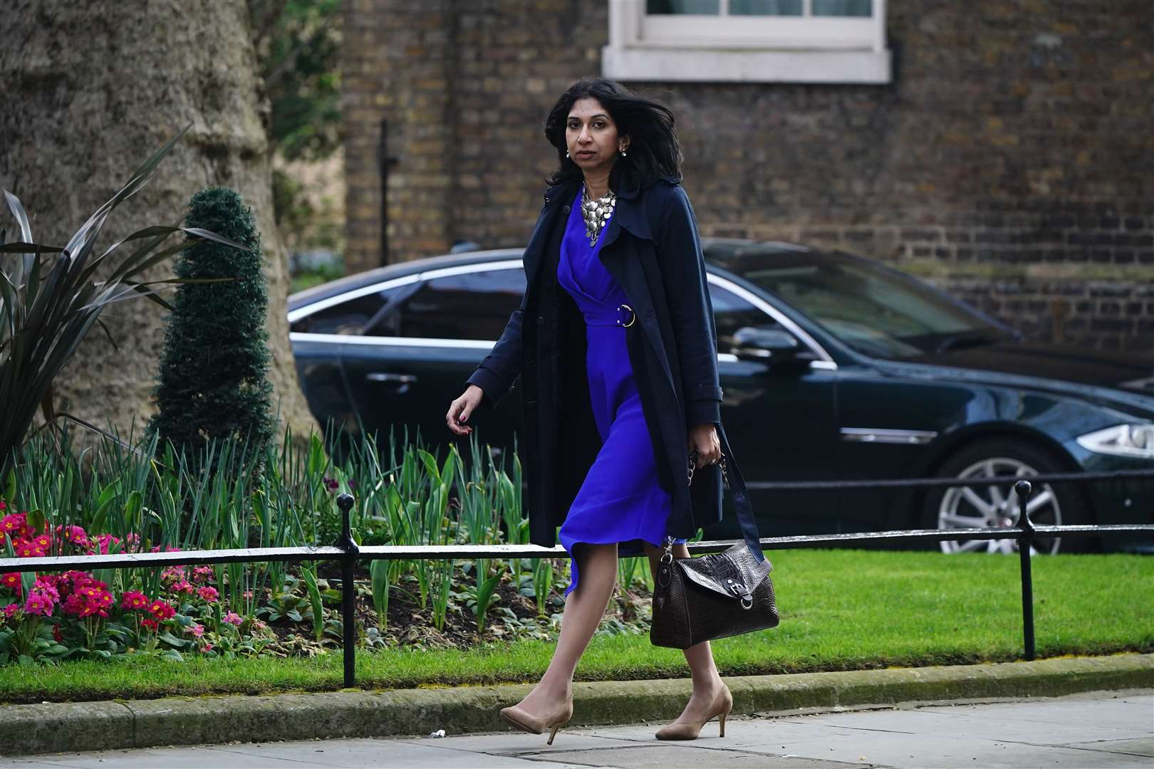 The UK Attorney General Suella Braverman (pictured) announced on Sunday that Sir Howard Morrison QC will act as an independent adviser to Ukrainian Prosecutor General Iryna Venediktova (Aaron Chown/PA)