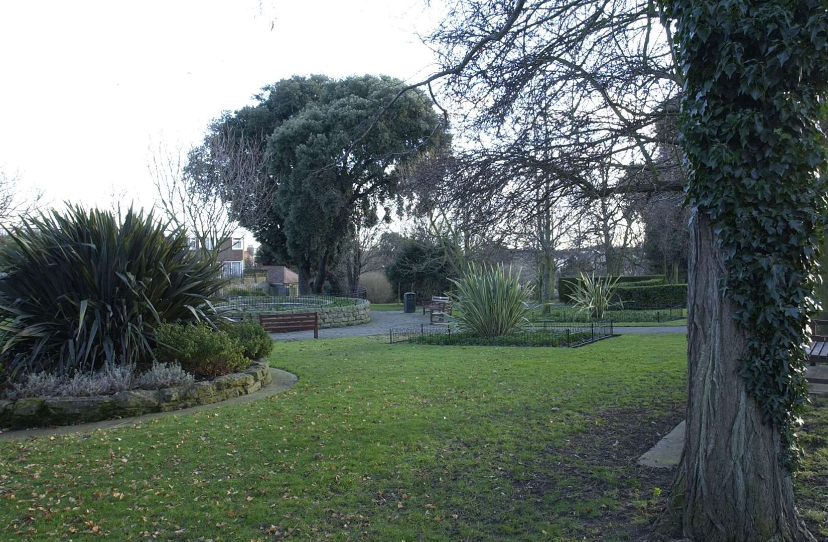 A girl was arrested after a disturbance in Pierremont Park, Broadstairs. Picture: Terry Scott