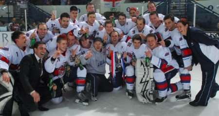 Dynamos celebrate their success against Sheffield