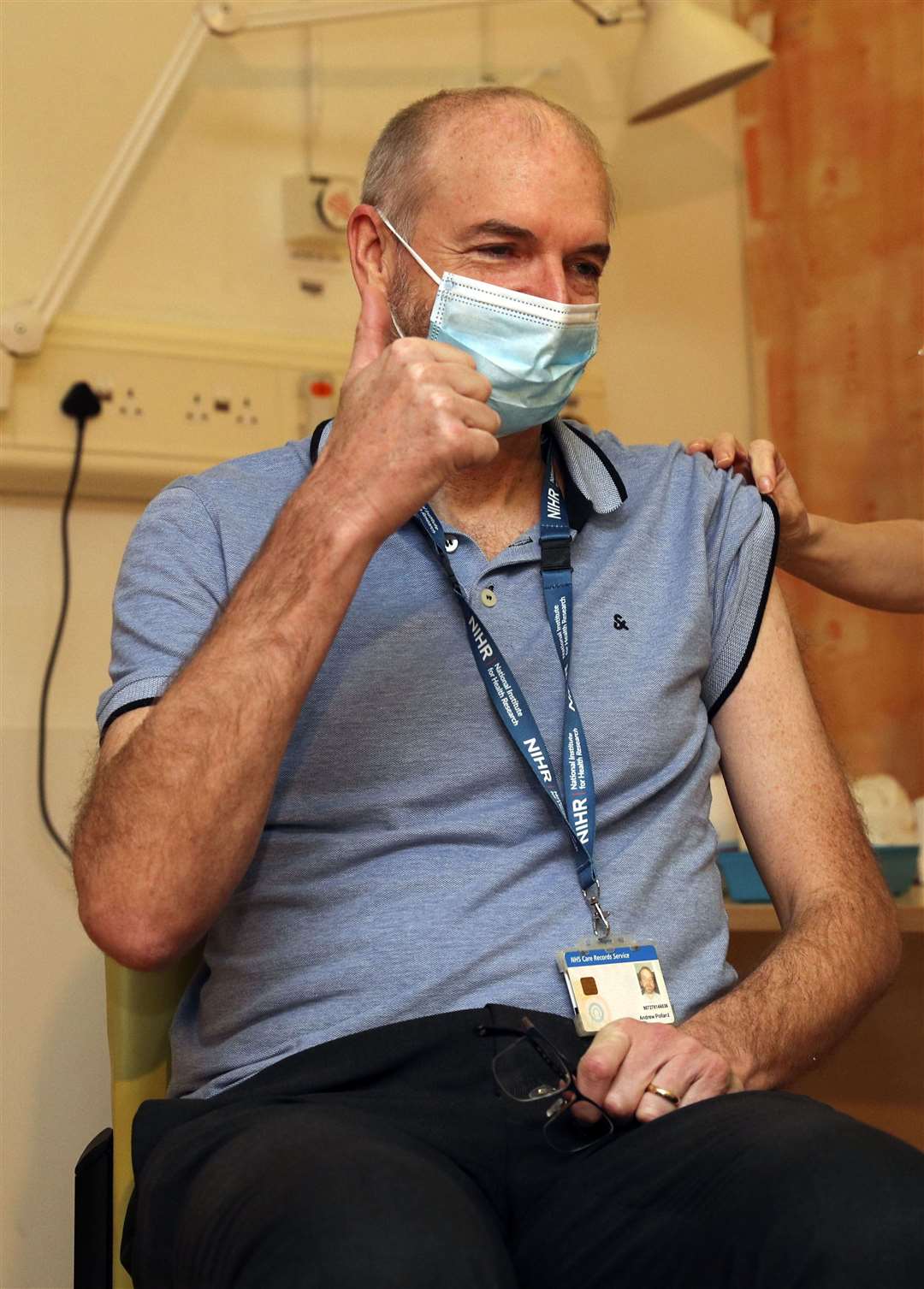 Professor Andrew Pollard, director of the Oxford Vaccine Group (Steve Parsons/PA)