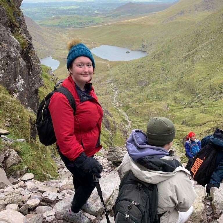 Siobhan Brady on Carrauntoohil (Stephen Lappin)