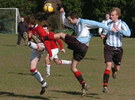 Park Regis A (blue) faced Dore United in Division 2