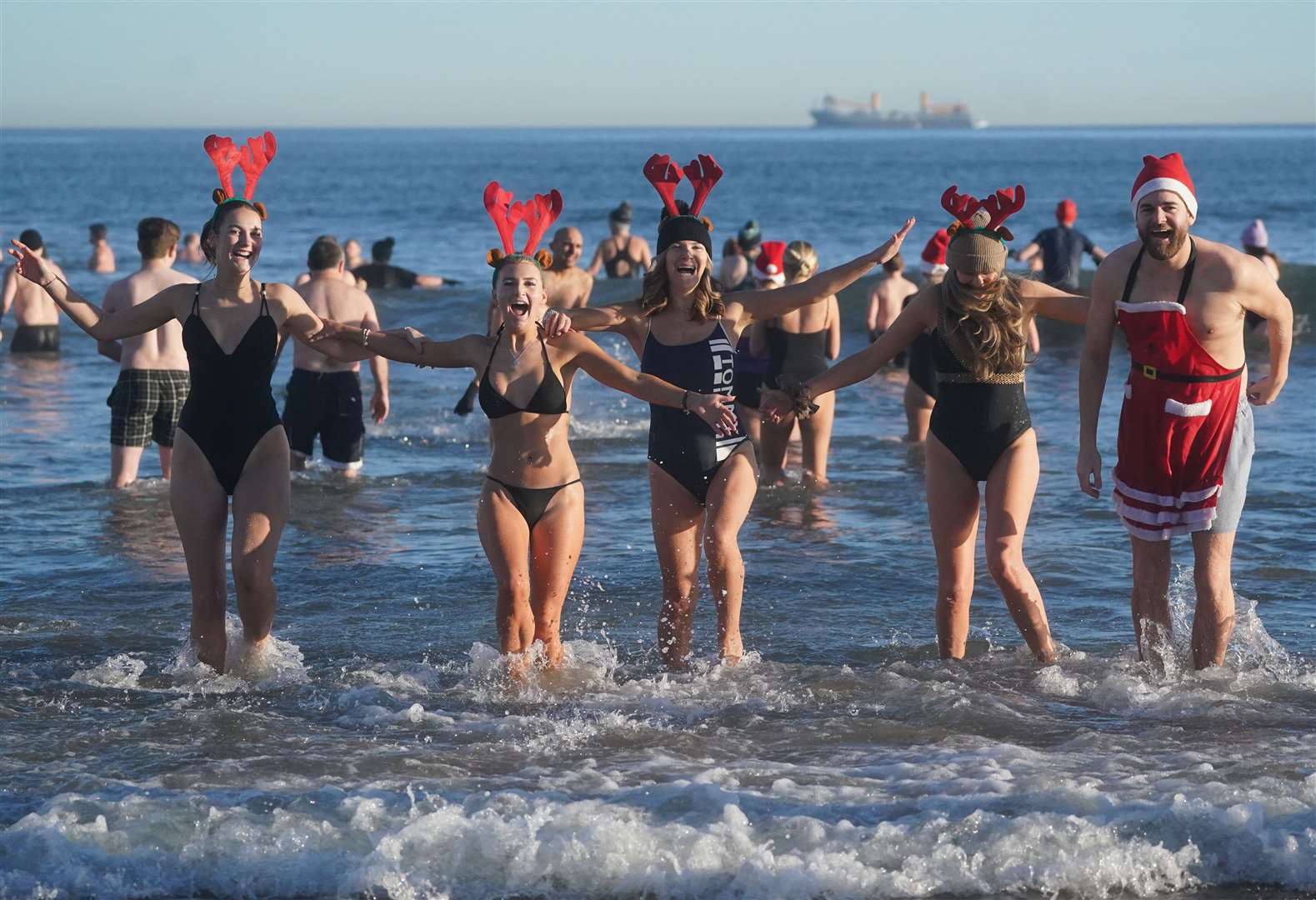 Dozens of people took part in the annual event in the North East (Owen Humphreys/PA)