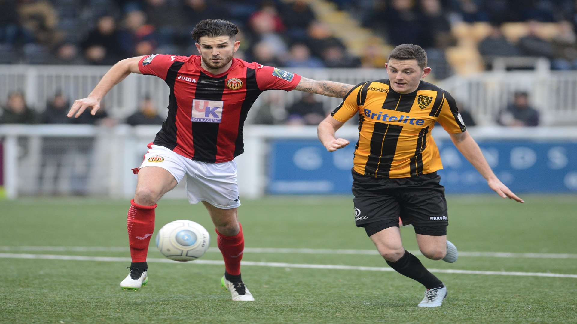 Action from Maidstone's win against Heybridge Swifts Picture: Gary Browne