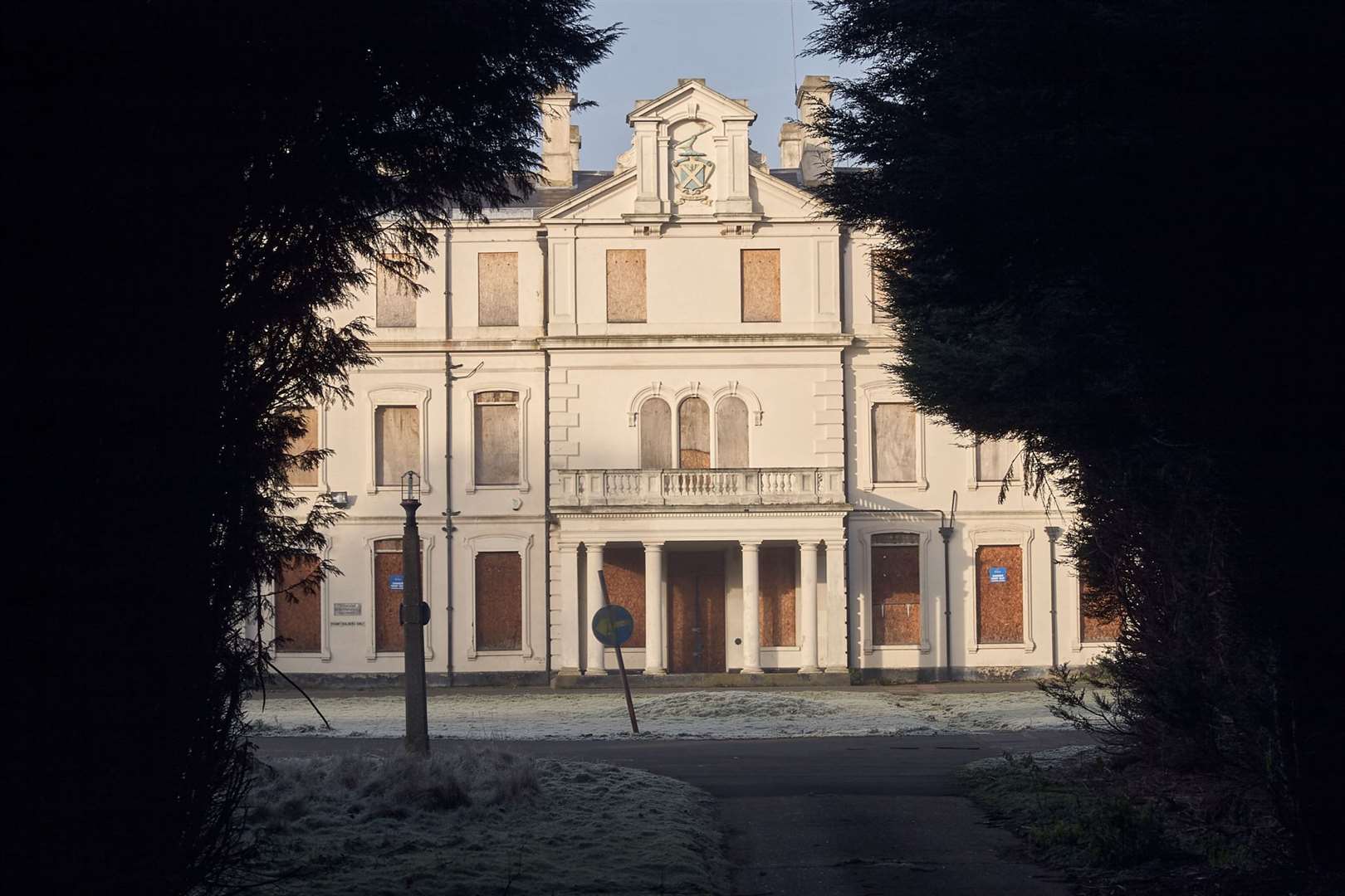 The abandoned manor house at Leybourne Grange, in 2006. Images: Jamie McGregor Smith