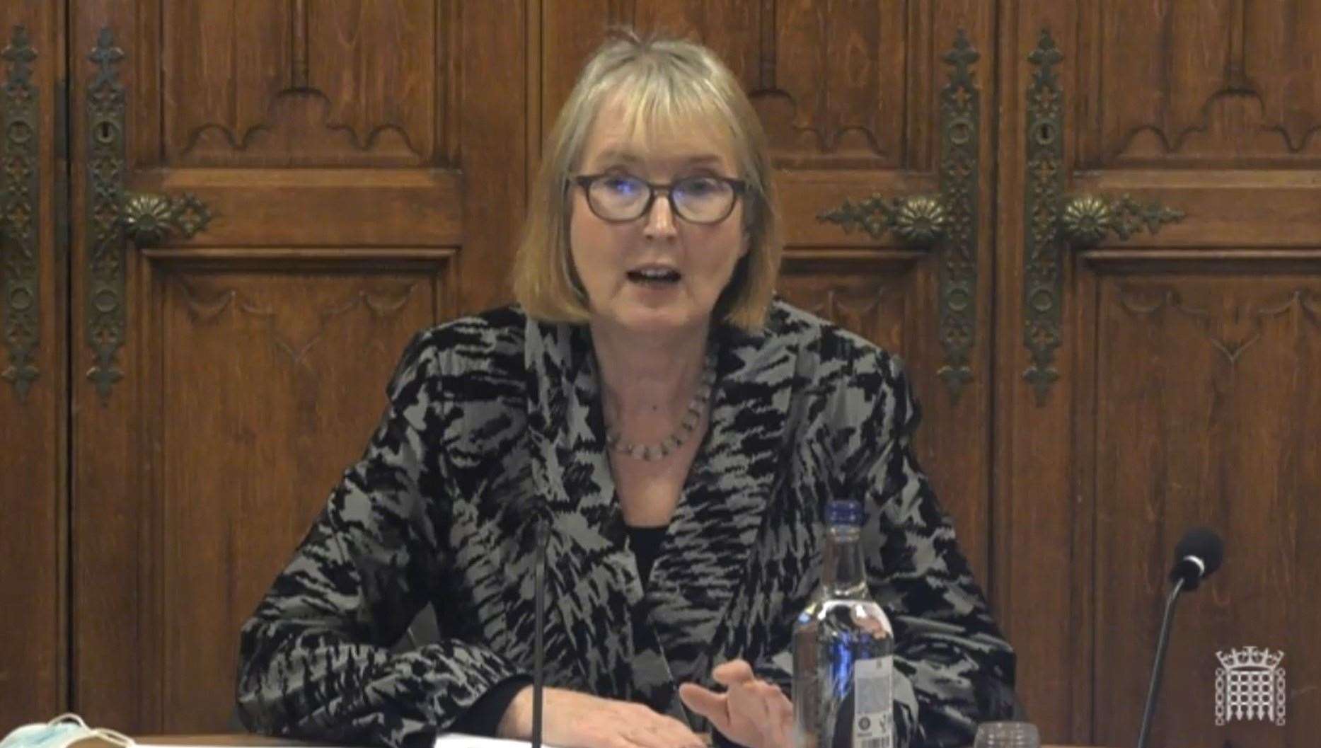 Labour MP Harriet Harman chaired the inquiry by the Privileges Committee, which has a Conservative majority (PA)