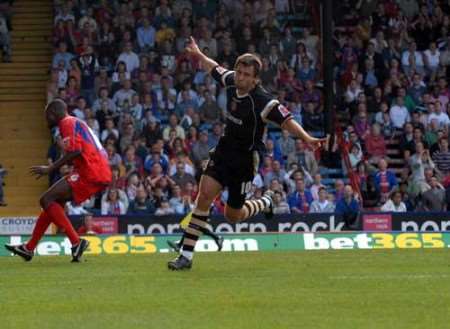 Svetoslav Todorov celebrates his winner. Picture: BARRY GOODWIN