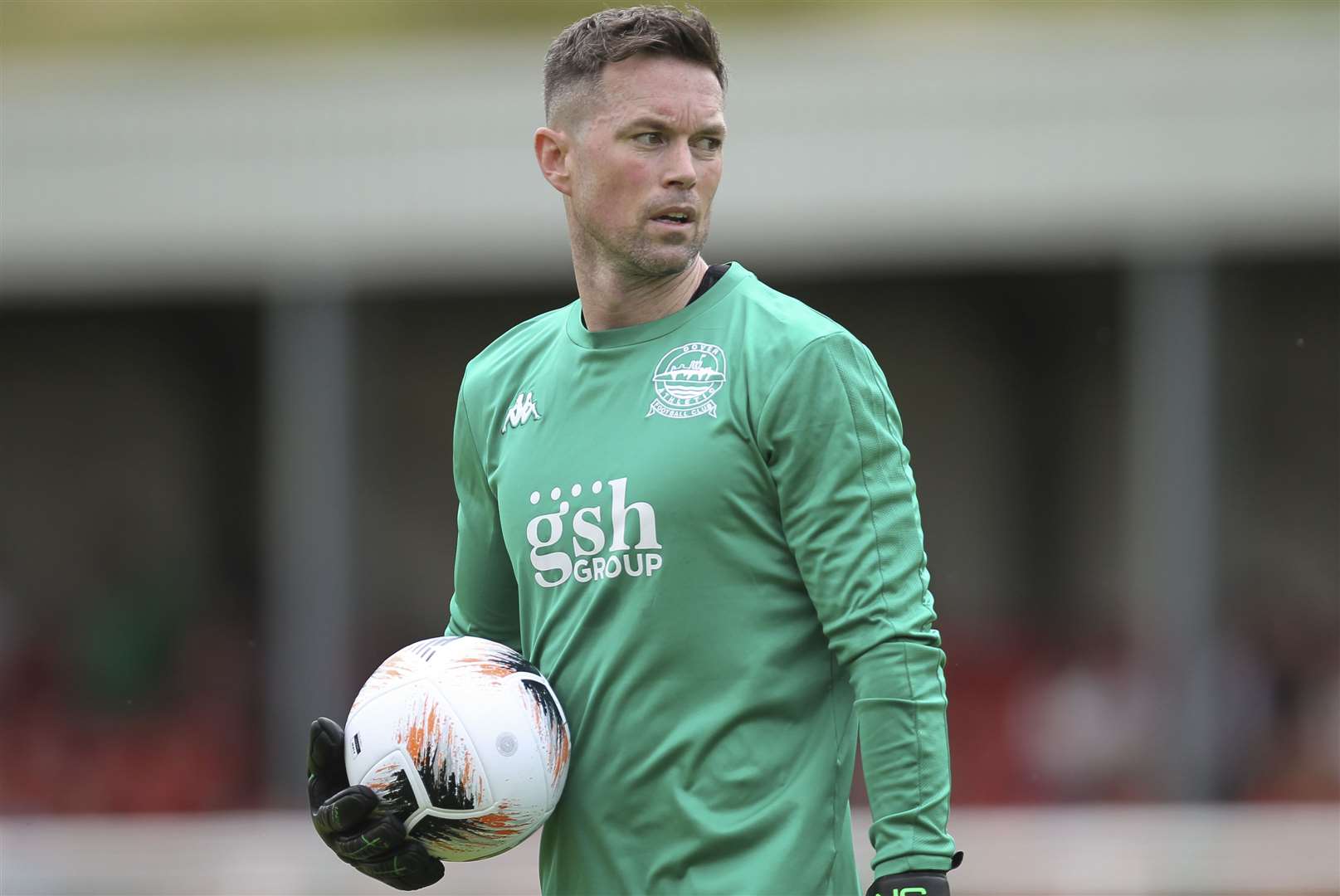 Dover goalkeeper Stuart Nelson - kept a fourth straight clean sheet in their goalless draw with Bath. Picture: KPI