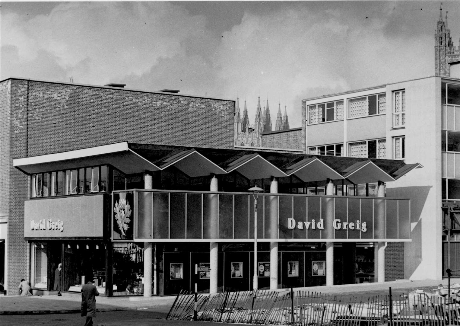 In February 1955, the David Greig building won architects Robert Paine and Partners a RIBA Bronze Medal even though when it opened two years earlier the Archbishop, Dr Geoffrey Fisher, described it as a monstrosity. It is now home to Superdrug