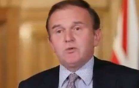 George Eustice speaking yesterday