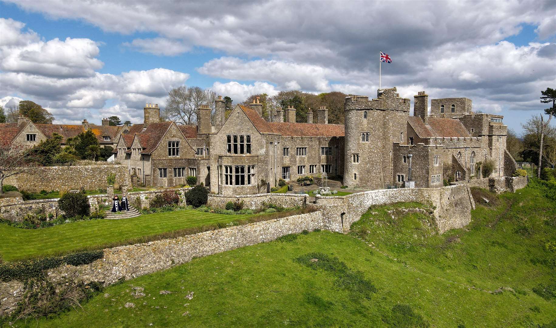 Lympne Castle went on the market originally for £15m and sold for £5.5m