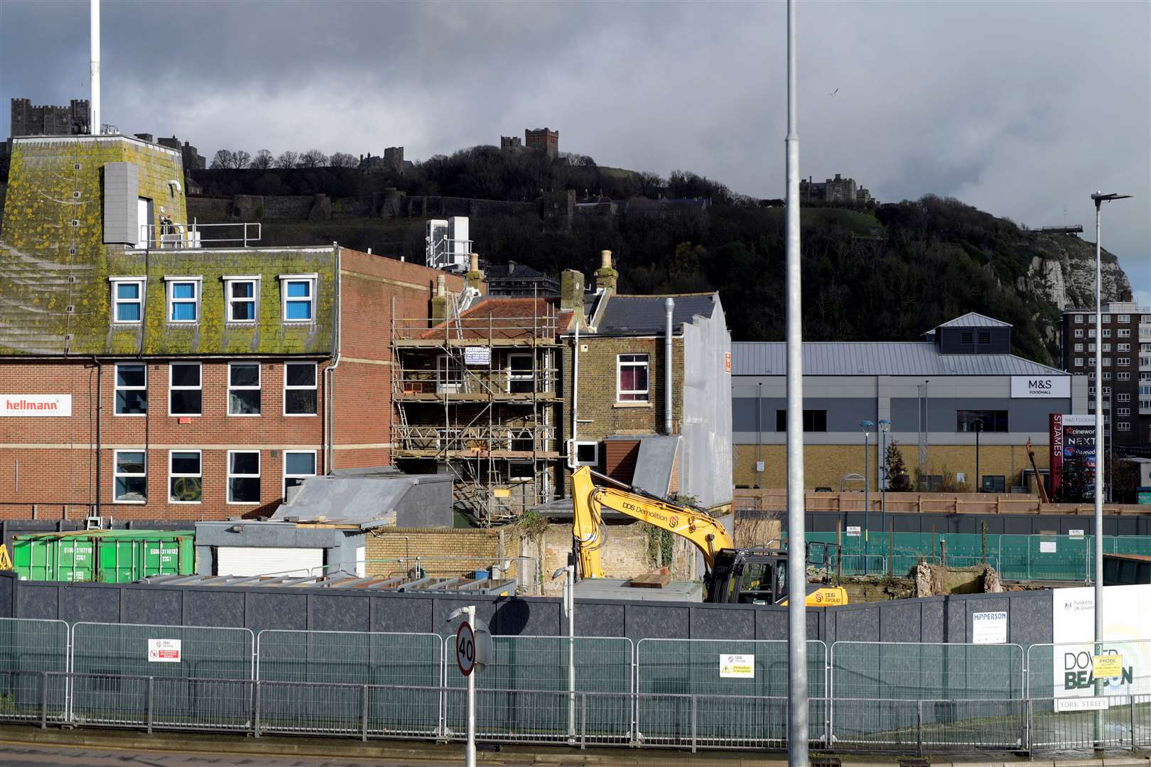 The former Castle Amusements has now been completely torn down. Picture: Barry Goodwin