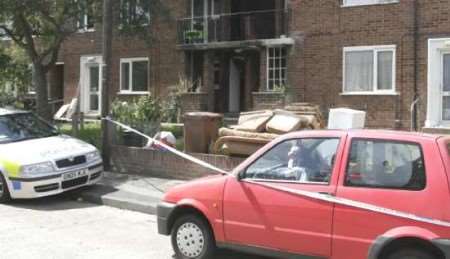 Police were called the incident in Twydall's Brabourne Avenue. Picture: PETER STILL