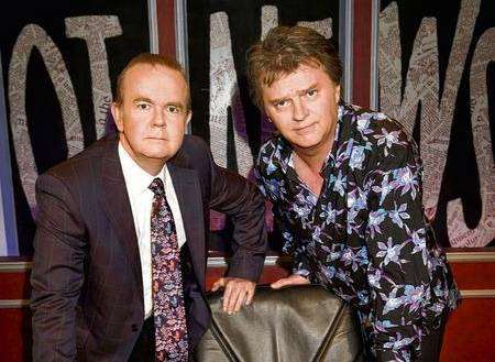 Ian Hislop, seen here with Have I Got News For You co-panellist Paul Merton, will speak at a charity dinner at Bewl Water. Picture: Hat Trick Productions.