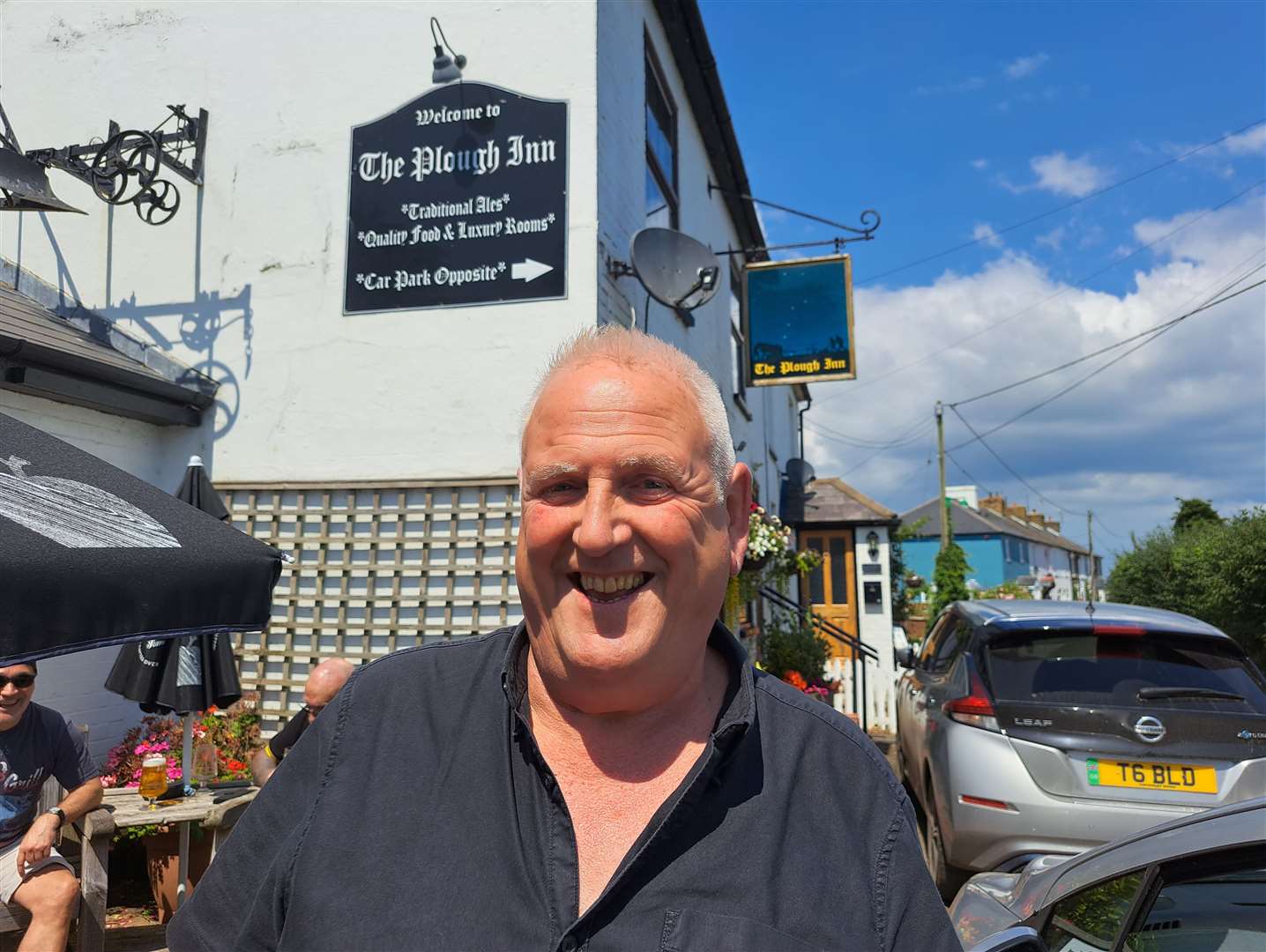 Brian Davies, landlord of The Plough Inn at Ripple near Deal