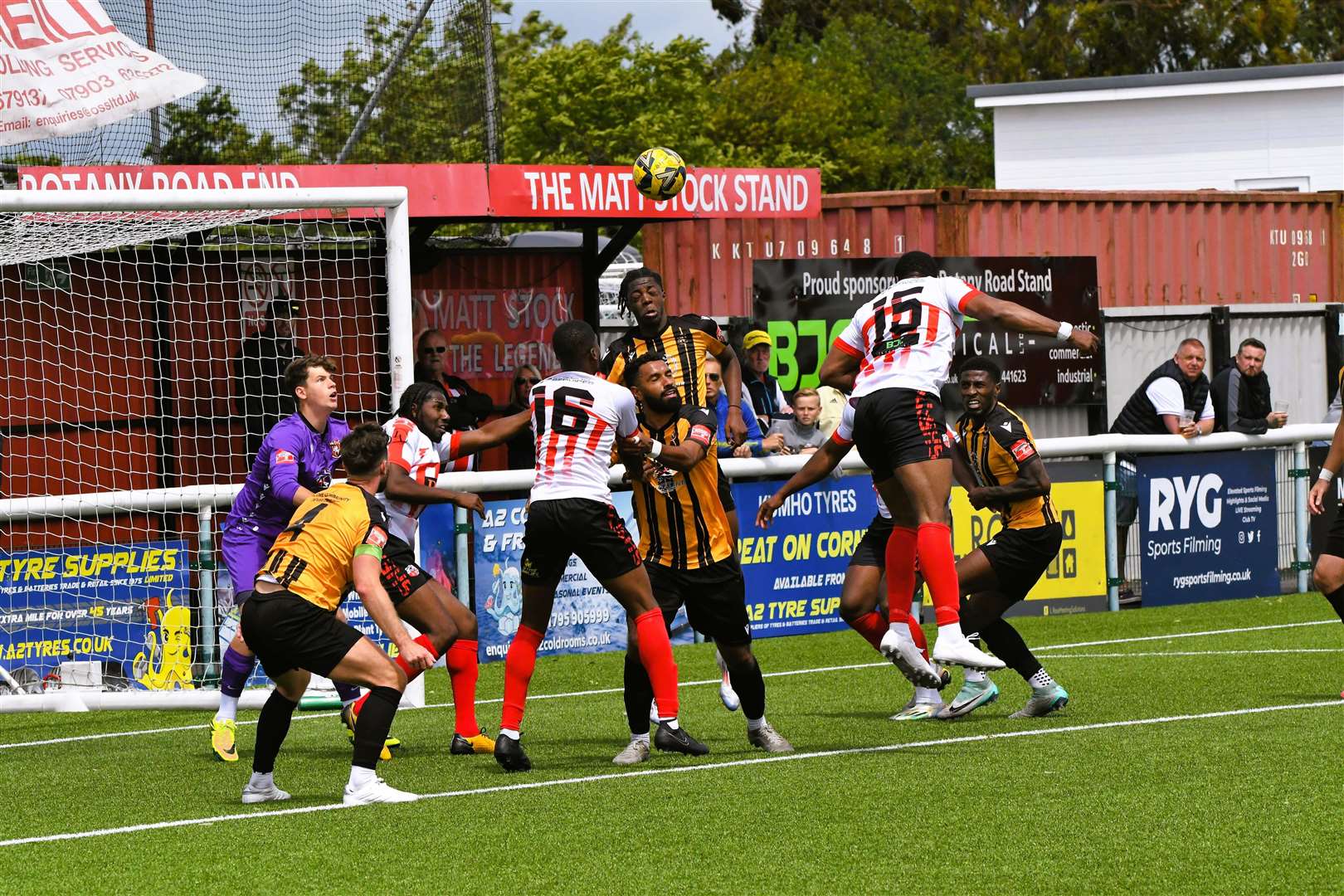 Sheppey take the lead in their pre-season friendly with Folkestone on Saturday Picture: Marc Richards